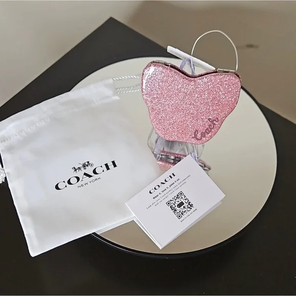 Coach Glitter Butterfly Compact Mirror - Picture 3 of 7